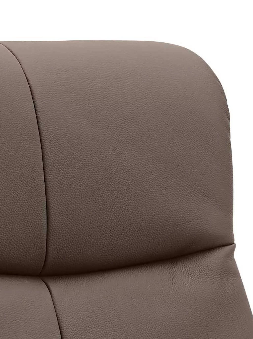 Leder relaxzetel adonis dark taupe