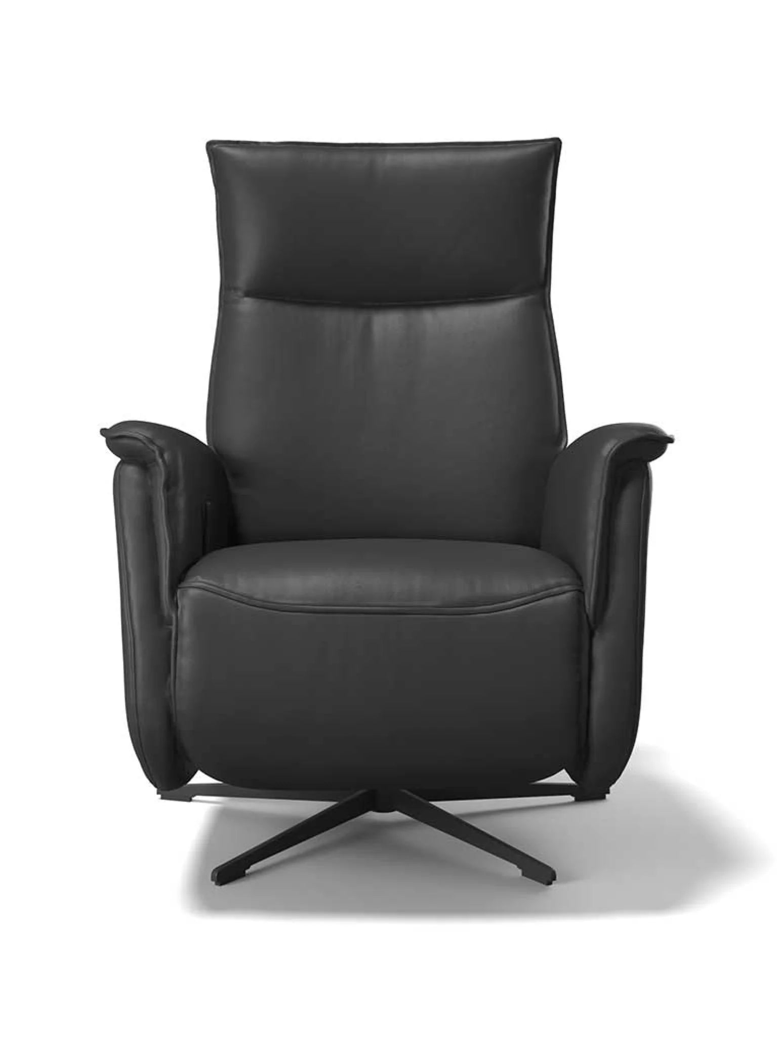 Leder relaxzetel jack zwart