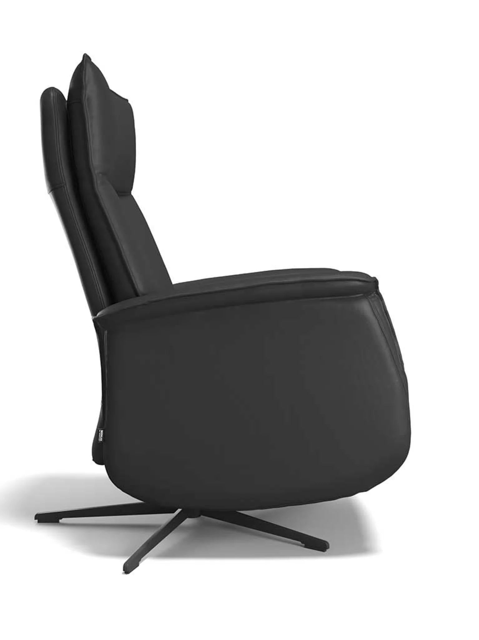 Leder relaxzetel jack zwart