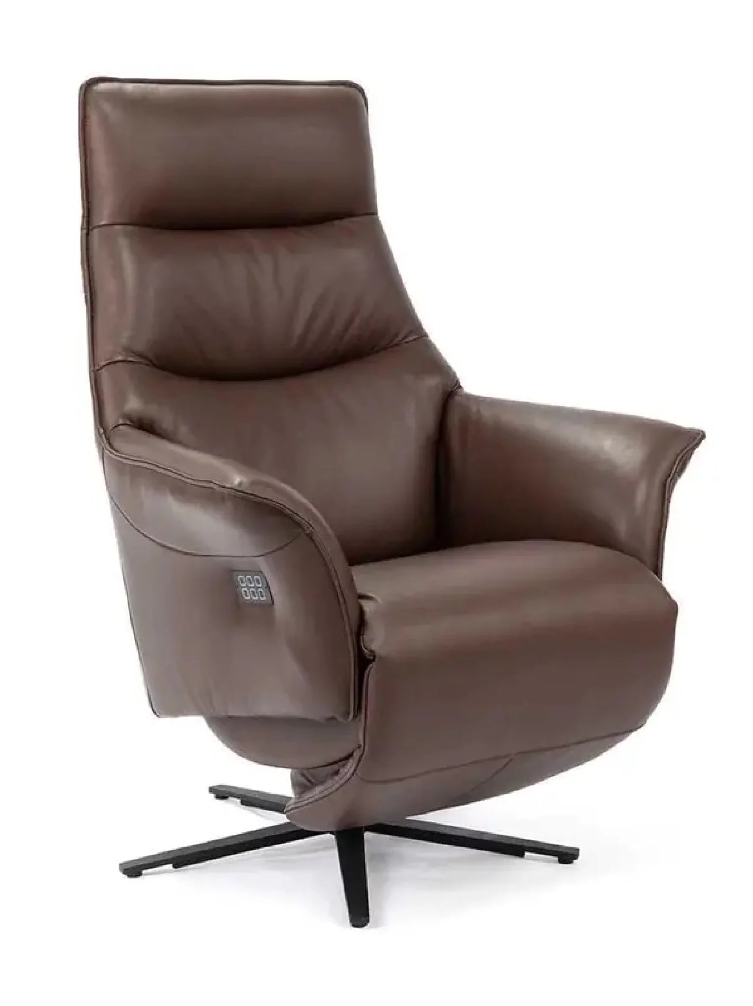 Leder relaxzetel Fiji ebano