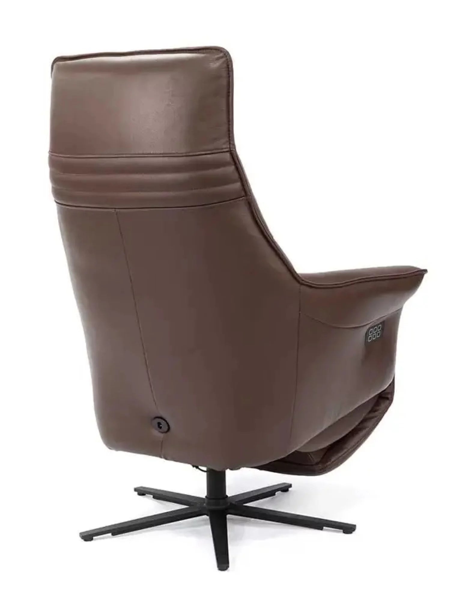 Leder relaxzetel Fiji ebano