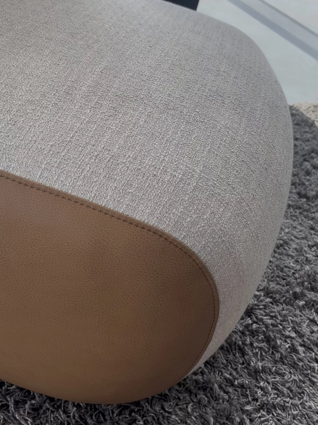 Bijzetzetel - fauteuil timu leder cognac-oasis 01 natural