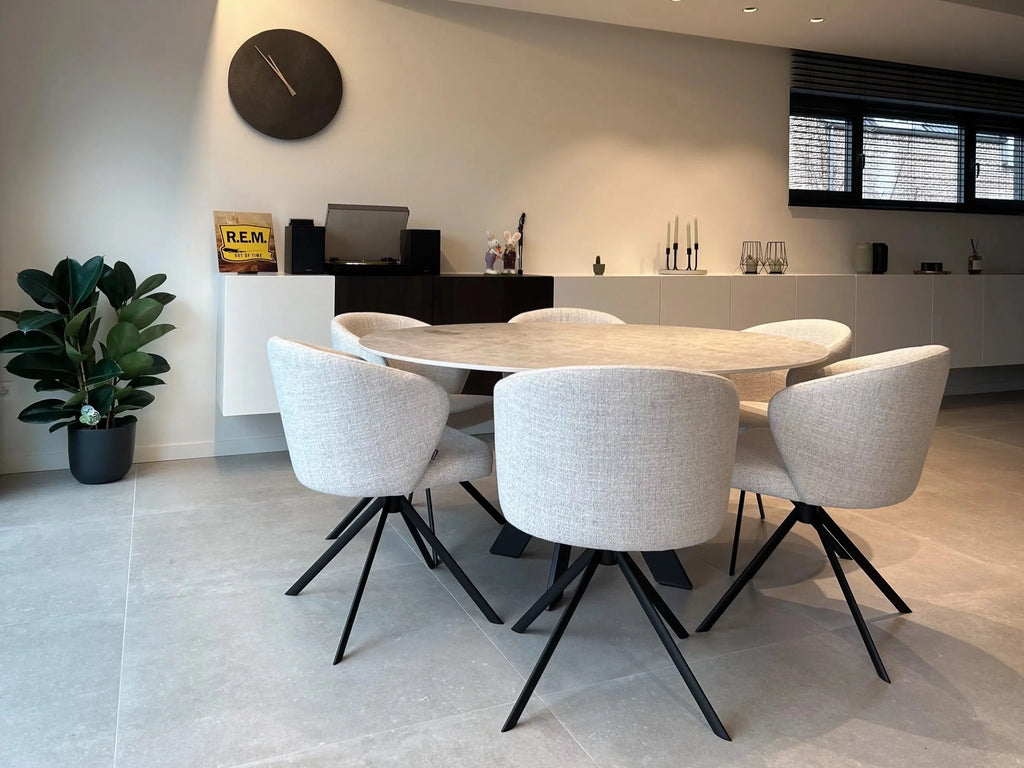 Lazio eetkamerstoel oasis 01 natural