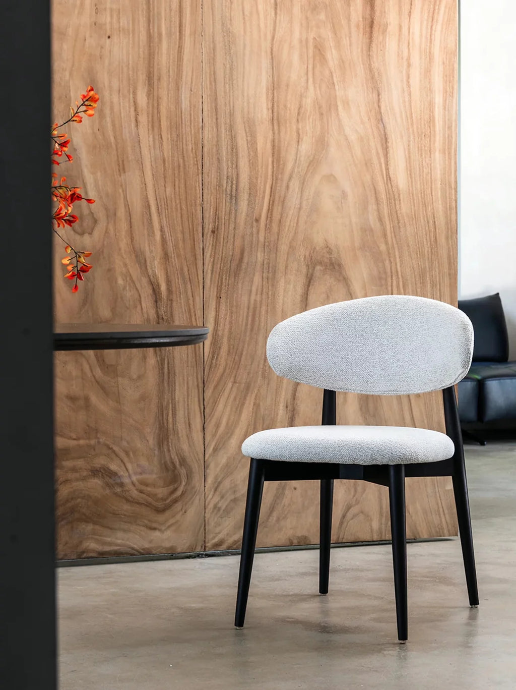 Woody stoel zwart - beige