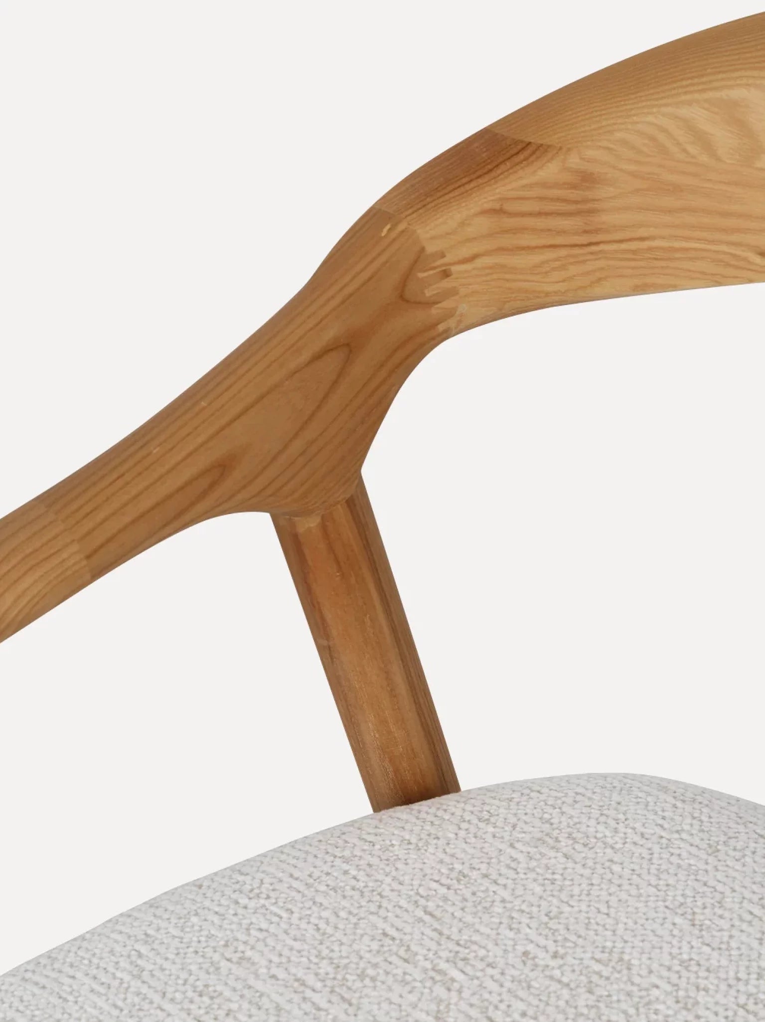 Carlo houten stoel eik / beige