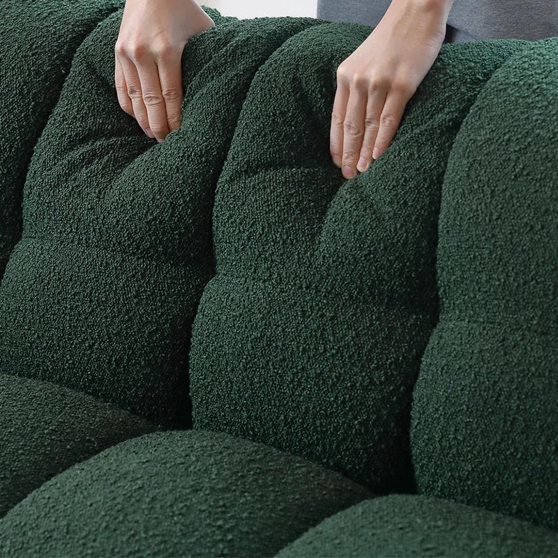Sofa Bubble Green Bouclé 280