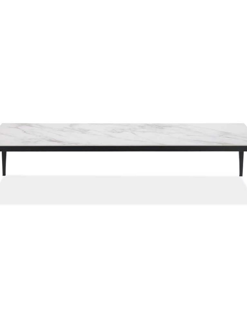 Riva matt white ceramic salontafel