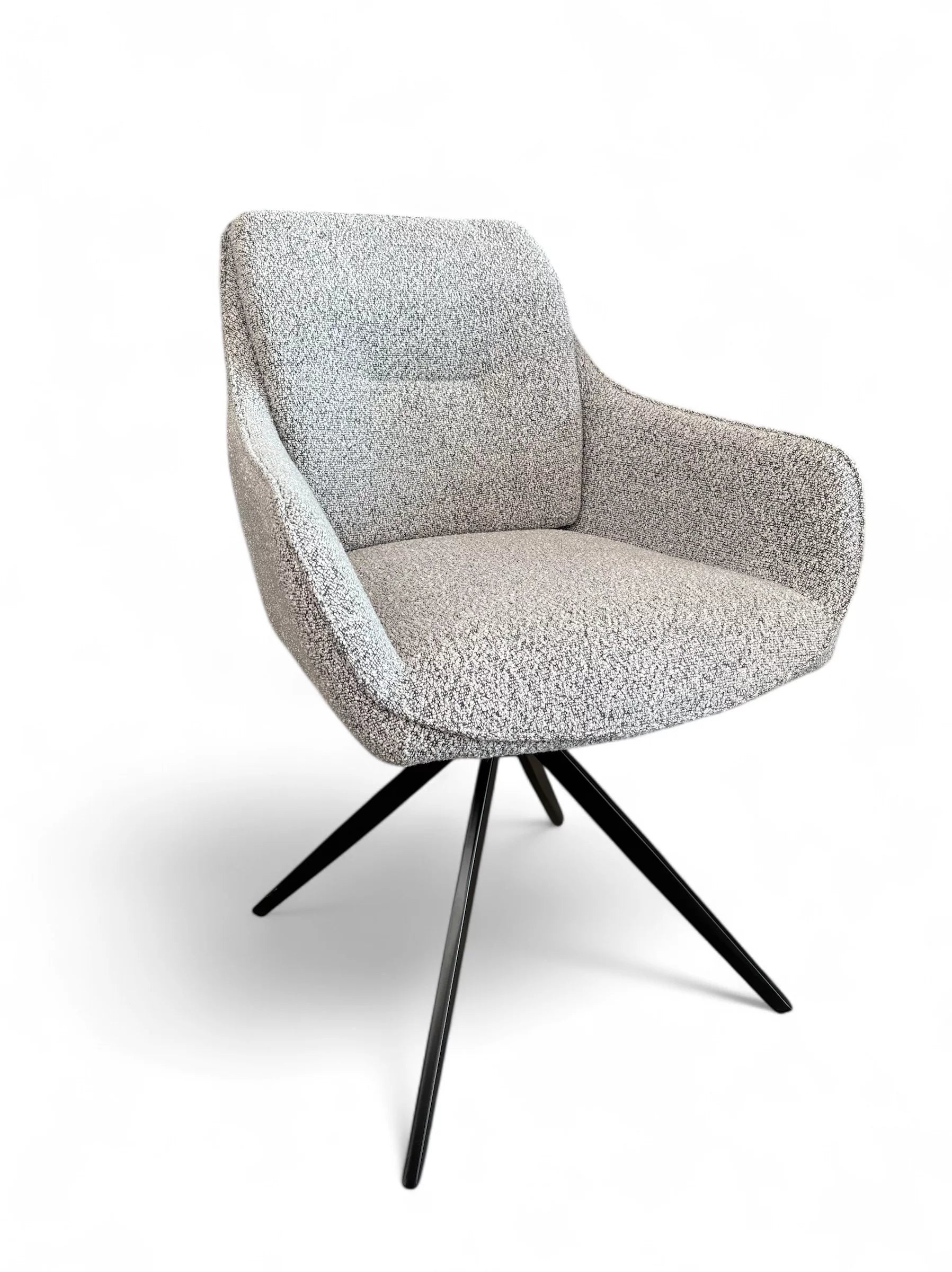 Luxe eetkamerstoel lena grey boulce nu - 50%